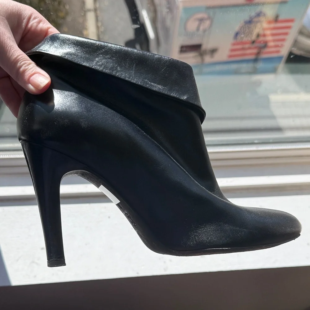 Michael Kors Black Heeled Boots - Picture 7 of 9